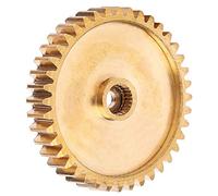 Jeffergarden Ingranaggio Cilindrico in Ottone a 40 Denti MOD 0.8 per Trasferimento di Servo Ingranaggi con Aumento della Torsione 2X Struttura Stabile Lunga Durata Applicazione Versatile per Robot