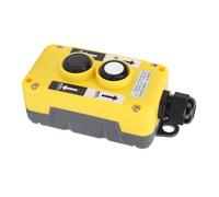 Jeffergarden Interruttore a Pulsante per Gru Elettrica, PC Ignifugo, Impermeabile IP68, Facile Usare per l'automazione e il Controllo Industriale
