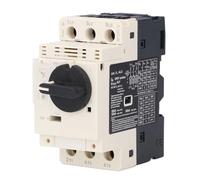 Jeffergarden Interruttore Automatico del Motore Interruttore Magnetotermico 6-10A Tipo di Manopola AC690V con Guscio in PC Contatto in Argento per Protezione Motore con Montaggio su Guida DIN