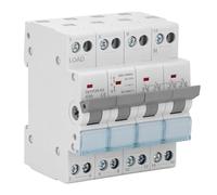 Jeffergarden Interruttore di Trasferimento Manuale a Doppia Potenza 4p 63A Din Rail Monte di Backup Switching Switch per il Generatore di per la Casa