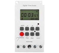 Jeffergarden Interruttore Orario Digitale con Timer per Computer, Controllo Automatico dell'illuminazione in Materiale ABS, 240 V CA, 32 Programmi, Adatto per Elettrodomestici e Attrezzature Agricole