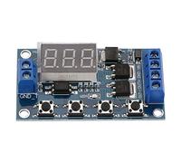 Jeffergarden Interruttore Timer Ritardo Ciclo Segnale a Impulsi, Tasto ARRESTO DI EMERGENZA, Isolamento Accoppiatore Ottico, Controllo della Temporizzazione in Tempo Reale On/off Uscita Digitale,