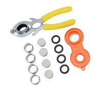 Jeffergarden Kit Chiave Rimozione Aeratore Rubinetto, Set Aeratore M24 con Ottone Massiccio e Acciaio Inossidabile 304, 4 Set Aeratori e Chiave Antiscivolo per Riparazione Rubinetti Lavello Bagno