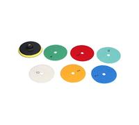 Jeffergarden Kit Dischi Diamantati per Lucidatura a Secco per Marmo e Cemento con 6 Dischi e Platorello per Lucidatura Rapida