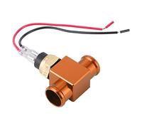 Jeffergarden Kit Interruttore Temperatura Ventola Refrigerante Termostato in Alluminio CNC Sensore Acqua Adattatore Tubo Radiatore da 22 Mm Plug and Play Guarnizione per Moto ATV Off Road 125 (ORANGE)