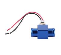 Jeffergarden Kit Interruttore Temperatura Ventola Refrigerante Termostato in Alluminio CNC Sensore Acqua Adattatore Tubo Radiatore da 22 Mm Plug and Play Guarnizione per Moto ATV Off Road 125 (BLUE)