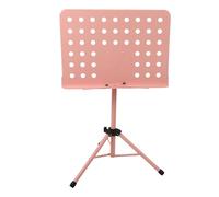 Jeffergarden Leggio per Spartiti, Altezza Regolabile, Design Pieghevole per Musicisti Ed Artisti, Robusta Struttura in ABS e Metallo (PINK)