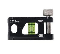 Jeffergarden Livella Magnetica per Condotto, Alluminio Pressofuso con Magnete in Terre Rare, Strumento di Livellamento Accurato per Lavori Idraulici Elettrici, Adatto a Tubi Fino a 15 Mm