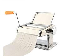 Jeffergarden Macchina per Pasta Manuale, in Acciaio Inossidabile con Larghezza Regolabile per Involucri di Spaghetti e Gnocchi, Ideale per Tutte le età e Tagliatelle Fatte in Casa