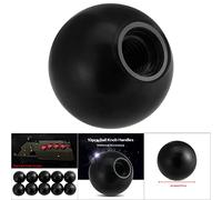 Jeffergarden Maniglie con Pomello a Sfera in Plastica, 10 Pezzi AM5x16, AM6*20, AM6*25, AM8*25, Rosso, Manopole di Controllo Filettate, Maniglia Universale per Macchine Utensili per Tornio