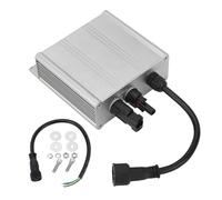 Jeffergarden Micro Inverter Solare MPPT Grid Tie Onda Sinusoidale Pura PV Collegato Fotovoltaico Identificazione Automatica Inverter di Potenza, Lega di Alluminio di Piccole Dimensioni Ad Alta (120W)