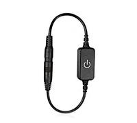 Jeffergarden Mini Dimmer LED Touch Switch Controller in in Plastica 12V 24V 4A Dimmer per Strisce LED Monocolore con Controllo della luminosità One Touch per Luci di Armadietti Lampade da Parete Uso