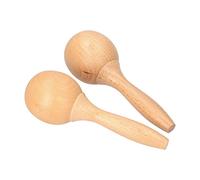 Jeffergarden Mini Maracas Beech Maraca Rattles Rumba Shaker Percussion Instrument per Festival di Festa o Evento in Classe