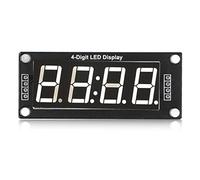Jeffergarden Modulo Display LED Digitale, Schermo da 0,56 Pollici Orologio TM1637, Contatore Microcontrollore Facile da Collegare per Timer e Display