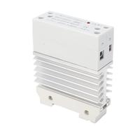 Jeffergarden Modulo relè A Stato Solido con Montaggio su Guida con Dissipatore di Calore 80 A CA A CA per Controllo Alimentazione Ingresso 70-280 V Uscita 24-480 V Adatto A Varie Applicazioni