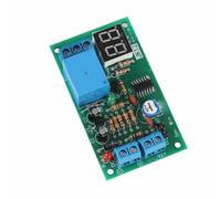 Jeffergarden Modulo relè Timer per il Conto Alla Rovescia, Ritardo Regolabile 1-99 Secondi o Minuti con Display a LED