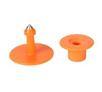 Jeffergarden Orecchini per Bestiame, Materiale PP con Chiodi di Rame per | Superficie di scrittura vuota, design anti-spargimento, PP modificato durevole, identificazione dell\'allevamento agricolo
