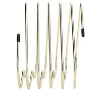 Jeffergarden Organizer per Libri da Scrivania, Supporto per Libri Telescopico in Metallo Dal Design Elegante, Spazio Compatto a Forma di Cuore per l'uso in Ufficio e in Sala Studio (GOLD)