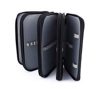 Jeffergarden Oxford Resistente, Design Portatile e Carino, Multiuso con Cerniera a 4 Strati per Articoli di Cancelleria e Trucco