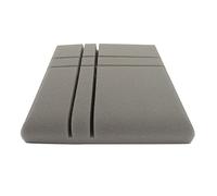 Jeffergarden Pannelli Acustici 12 Pezzi, Pannelli in Schiuma Fonoassorbente Ad Alta densità per Uso Domestico e in Studio, Ideali per la Riduzione del Rumore e la Decorazione della Parete (GREY)