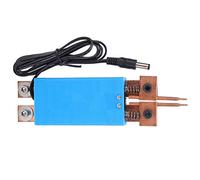 Jeffergarden Penna per Saldatura a Punti a Batteria Penna per Saldatrice a Punti Automatica con Barra in Ottone DC 4 a 12V 800A con Aghi a Sfera Concentrici Giapponesi Doppia Impugnatura a Molla per