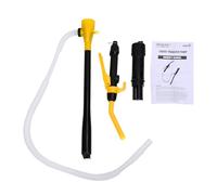 Jeffergarden Pompa a Sifone Elettrica, Pompa Portatile a Batteria per | Controllo del Flusso Regolabile, Filtro Fine, per Acqua Benzina Cherosene, Tubo da 35,4 in, a Tenuta Stagna, 2 Gpm