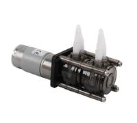 Jeffergarden Pompa Dosatrice per Acquario Pompa Peristaltica con Motore Spazzolato CC con Montaggio a Pannello e Scatola Ingranaggi Antiscivolo per L'industria di Laboratorio (24V)