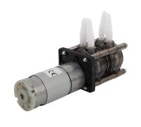 Jeffergarden Pompa Dosatrice per Acquario Pompa Peristaltica con Motore Spazzolato CC con Montaggio a Pannello e Scatola Ingranaggi Antiscivolo per L'industria di Laboratorio (12V)