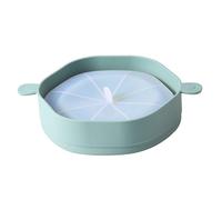 Jeffergarden Popcorn per Microonde in Silicone, Ciotola Pieghevole per Popcorn per Microonde con Coperchio e Manici, Lavabile in Lavastoviglie, Ciotola da 7,3 Pollici per Uso Domestico in Dormitorio