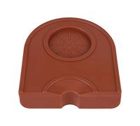 Jeffergarden Porta Pressino per caffè, Cuscinetto Antiscivolo in Silicone Addensato per Baristi, Tappetino per Macina caffè per Uso Domestico (Marrone Piccolo 600ml)
