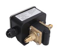 Jeffergarden Pressostato Differenziale, Acciaio Inossidabile Regolabile SPDT Micro 3A 250VAC 5A 125VAC, IP54 2 Fili per Acqua Aria Olio Filtri Pompe Scambiatori di Calore