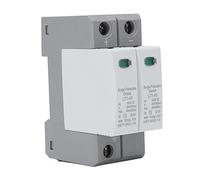 Jeffergarden Protettore Sovratensione CC Fotovoltaica 1000 V Ignifugo con Scaricatore 2P 20-40KA Protezione per Sistemi Fotovoltaici