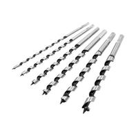 Jeffergarden Punte a Coclea con Codolo Esagonale Punte Lunghe in Acciaio Ad Alto Tenore di Carbonio per la Lavorazione del Legno e Materiali Compositi Set da 6 Pezzi