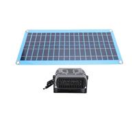 Jeffergarden Riscaldatore Solare da 30 W, Riscaldatore Solare per Auto Portatile con Protezione Dal Surriscaldamento per Pollaio e Cuccia per Animali Domestici