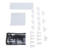 Jeffergarden Scatola Porta Filamento Stampante 3D, Organizer Rack 2 Livelli con Coperchio Trasparente e Cerniera, Contiene 10 Bobine da 1KG per Officina Domestica Studio