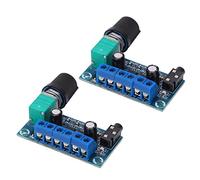 Jeffergarden Scheda Amplificatore di Potenza Modulo AMP Regolabile a 2, Scheda Audio a Doppio Canale 20W X 2 con Protezione da Sovracorrente, per Sistemi Audio Domestici, con Regolazione Manuale,