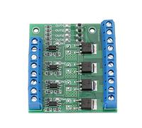 Jeffergarden Scheda di Circuito Amplificatore PLC, Modulo MOS FET PWM, Accoppiatore Ottico Ultra Piccolo, Uscita 10 A, Controlla Dispositivi Ad Alta Potenza, per Motori CC, Strisce LED