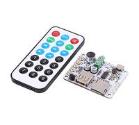 Jeffergarden Scheda Ricevitore Audio Bluetooth Decodificatore MP3 WMA FLAC Uscita Preamplificatore Radio FM Telecomando con Microfono (Versione Bluetooth + telecomando (con microfono e)