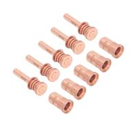 Jeffergarden Set di Elettrodi per Ugelli per Taglierina Al, Materiali di Consumo per Taglio Al in Ottone, 10 Pezzi per PMX 30AIR, Tagli Puliti e Installazione Semplice