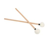 Jeffergarden Set di Mazzuolo da Tamburo da 2 Pezzi con Teste in Feltro e Manici di Legno Non Slip a Percussione per Tamburi Multipli (BLACK)