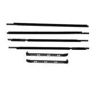Jeffergarden Set di Modanature per Cinghie in Gomma per Portiera e Finestra per Auto, Set di 6 Strisce di Tenuta di Ricambio per Polvere d'acqua, per 2003 2009, per GX470