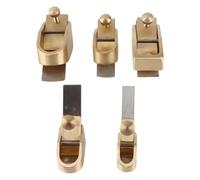 Jeffergarden Set di Pialle per Violino da 5 Pezzi, Pialla per Legno con Taglierina in Ottone, 8 10 12 14 16 18 Mm, per la Lavorazione del Legno con Pialla per Violino