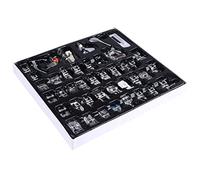Jeffergarden Set di Piedini per Macchina da Cucire da 42 Pezzi, Accessori Multifunzionali per Progetti di Cucito Domestico, Strumenti per Asolare, Rammendare e Intrecciare con Precisione per