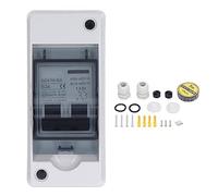 Jeffergarden Sezionatore da 50 A Interruttore Automatico Miniaturizzato 2P Installazione Semplice Fotovoltaico A Corrente Nominale Elevata CC Lega di Alluminio