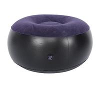 Jeffergarden Sgabello Pieghevole per Sedia Gonfiabile con Palla da Yoga, Pouf Portatile con Poggiapiedi Morbido e Carino per Adulti