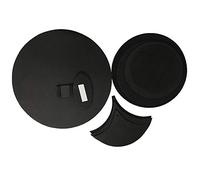 Jeffergarden Silenziatore per Set di Batteria, 8 Pezzi di Sordina per Batteria e Piatti con Materiale EBR, Riduzione del Rumore per lo Studio a Casa