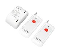 Jeffergarden Smart Switch Wireless WiFi, Plastica, Controller Doppi, Telecomando, DC 7 V-32 V per Accesso a Casa e Garage