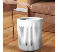 Jeffergarden Spazio Vuoto per il Cestino della Camera da Letto del Cestino della Spazzatura per i Contenitori dei Rifiuti Domestici (WHITE)