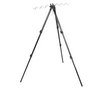 Jeffergarden Supporto per Treppiede per Canna da Pesca, Supporto da Pesca Ad Altezza Regolabile in Lega di Alluminio per la in Riva Al Mare con Design Leggero e Portatile