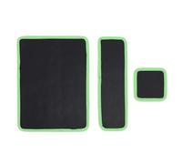 Jeffergarden Tappetini per Utensili Magnetici 3 Pezzi Organizzatore di Utensili Magnetici per Chiavi Meccaniche Viti e Dadi in Metallo Verde